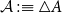 script upper A colon identical to white up pointing triangle upper A