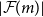 StartAbsoluteValue script upper F left parenthesis m right parenthesis EndAbsoluteValue