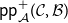 sans serif p sans serif p Subscript script upper A Superscript plus Baseline left parenthesis script upper C comma script upper B right parenthesis