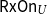sans serif upper R sans serif x sans serif upper O sans serif n Subscript upper U