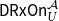sans serif upper D sans serif upper R sans serif x sans serif upper O sans serif n Subscript upper U Superscript script upper A
