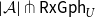 StartAbsoluteValue script upper A EndAbsoluteValue pitchfork sans serif upper R sans serif x sans serif upper G sans serif p sans serif h Subscript upper U