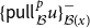 left brace sans serif p sans serif u sans serif l sans serif l Subscript script upper B Superscript p Baseline u right brace Subscript script upper B left parenthesis x right parenthesis Superscript minus