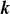 bold italic k