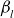 beta Subscript l Superscript