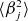 left angle bracket beta Subscript j Superscript 2 Baseline right angle bracket