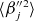 left angle bracket beta Subscript j Superscript double prime 2 Baseline right angle bracket