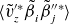 left angle bracket v overtilde Subscript z Superscript prime asterisk Baseline beta overtilde Subscript i Superscript Baseline beta overtilde Subscript j Superscript double prime asterisk Baseline right angle bracket