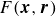 upper F left parenthesis bold italic x comma bold italic r right parenthesis