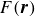 upper F left parenthesis bold italic r right parenthesis