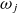 omega Subscript j