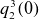 q 2 cubed left parenthesis 0 right parenthesis