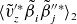 left angle bracket v overtilde Subscript z Superscript prime asterisk Baseline beta overtilde Subscript i Superscript Baseline beta overtilde Subscript j Superscript double prime asterisk Baseline right angle bracket Subscript 2