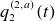q 2 Superscript left parenthesis 2 comma a right parenthesis Baseline left parenthesis t right parenthesis