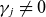 gamma Subscript j Baseline not equals 0