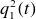 q 1 squared left parenthesis t right parenthesis