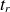 t Subscript r