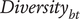 upper D i v e r s i t y Subscript b t