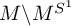 upper M minus upper M Superscript upper S Super Superscript 1