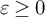 epsilon greater than or equals 0