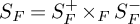 upper S Subscript upper F Baseline equals upper S Subscript upper F Superscript plus Baseline times Subscript upper F Baseline upper S Subscript upper F Superscript minus