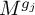 upper M Superscript g Super Subscript j