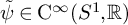 psi overtilde element of normal upper C Superscript infinity Baseline left parenthesis upper S Superscript 1 Baseline comma double struck upper R right parenthesis