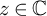 z element of double struck upper C