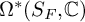normal upper Omega Superscript asterisk Baseline left parenthesis upper S Subscript upper F Baseline comma double struck upper C right parenthesis
