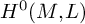 upper H Superscript 0 Baseline left parenthesis upper M comma upper L right parenthesis