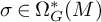 sigma element of normal upper Omega Subscript upper G Superscript asterisk Baseline left parenthesis upper M right parenthesis
