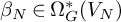 beta Subscript upper N Baseline element of normal upper Omega Subscript upper G Superscript asterisk Baseline left parenthesis upper V Subscript upper N Baseline right parenthesis