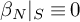 beta Subscript upper N Baseline vertical bar Subscript upper S Baseline identical to 0