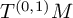 upper T Superscript left parenthesis 0 comma 1 right parenthesis Baseline upper M