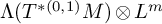 normal upper Lamda left parenthesis upper T Superscript asterisk left parenthesis 0 comma 1 right parenthesis Baseline upper M right parenthesis circled times upper L Superscript m