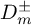 upper D Subscript m Superscript plus or minus