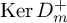 kernel upper D Subscript m Superscript plus
