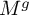 upper M Superscript g