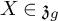 upper X element of German z Subscript g