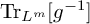 trace Subscript upper L Sub Superscript m Baseline left bracket g Superscript negative 1 Baseline right bracket