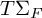 upper T normal upper Sigma Subscript upper F