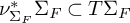 nu Subscript normal upper Sigma Sub Subscript upper F Superscript asterisk Baseline normal upper Sigma Subscript upper F Baseline subset of upper T normal upper Sigma Subscript upper F