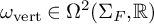 omega Subscript vert Baseline element of normal upper Omega squared left parenthesis normal upper Sigma Subscript upper F Baseline comma double struck upper R right parenthesis