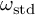 omega Subscript std