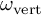 omega Subscript vert
