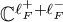 double struck upper C Superscript script l Super Subscript upper F Super Superscript plus Superscript plus script l Super Subscript upper F Super Superscript minus