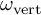 omega Subscript vert