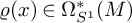 rho left parenthesis x right parenthesis element of normal upper Omega Subscript upper S Sub Superscript 1 Superscript asterisk Baseline left parenthesis upper M right parenthesis