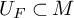 upper U Subscript upper F Baseline subset of upper M