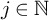 j element of double struck upper N